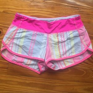 lululemon striped shorts